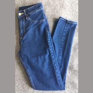 H&M high-waisted ankle skinny jeans